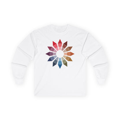 plate 287 long sleeve tee - White