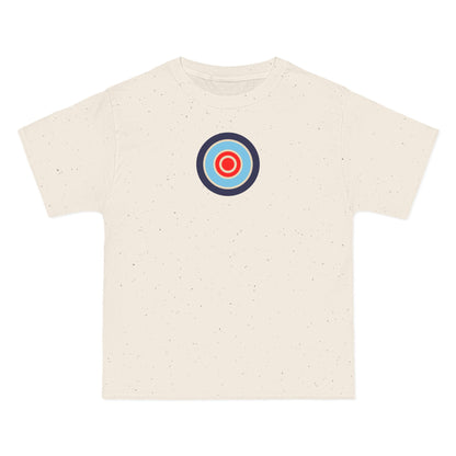 Chicago Soccer Heavyweight Tee — Natural, Navy, Grey & White