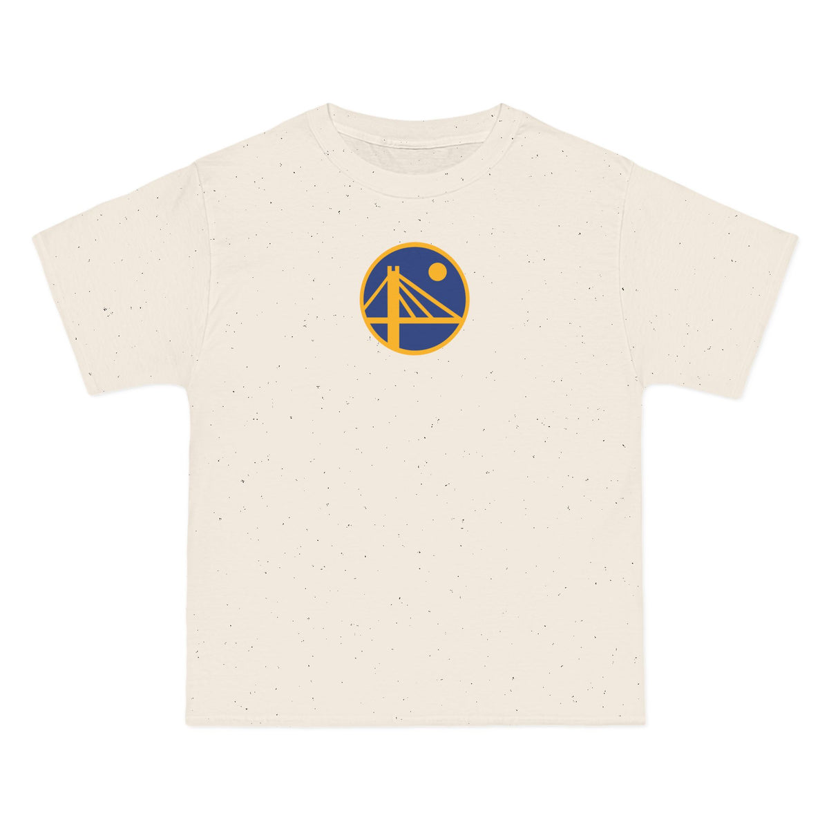 San Francisco Bay Area Basketball Heavyweight Tee — Natural, Royal & Gold