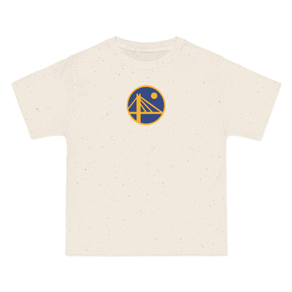 San Francisco Bay Area Basketball Heavyweight Tee — Natural, Royal & Gold