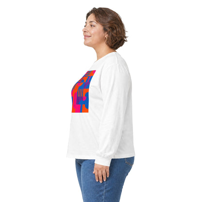 plate 290 long sleeve tee - White