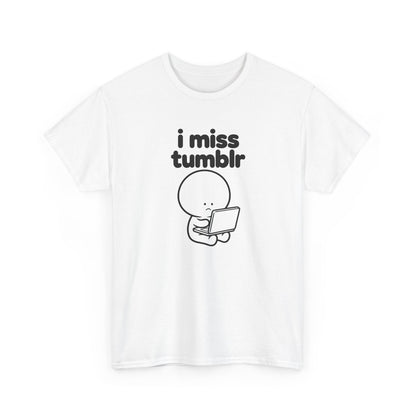 i miss tumblr tee - White
