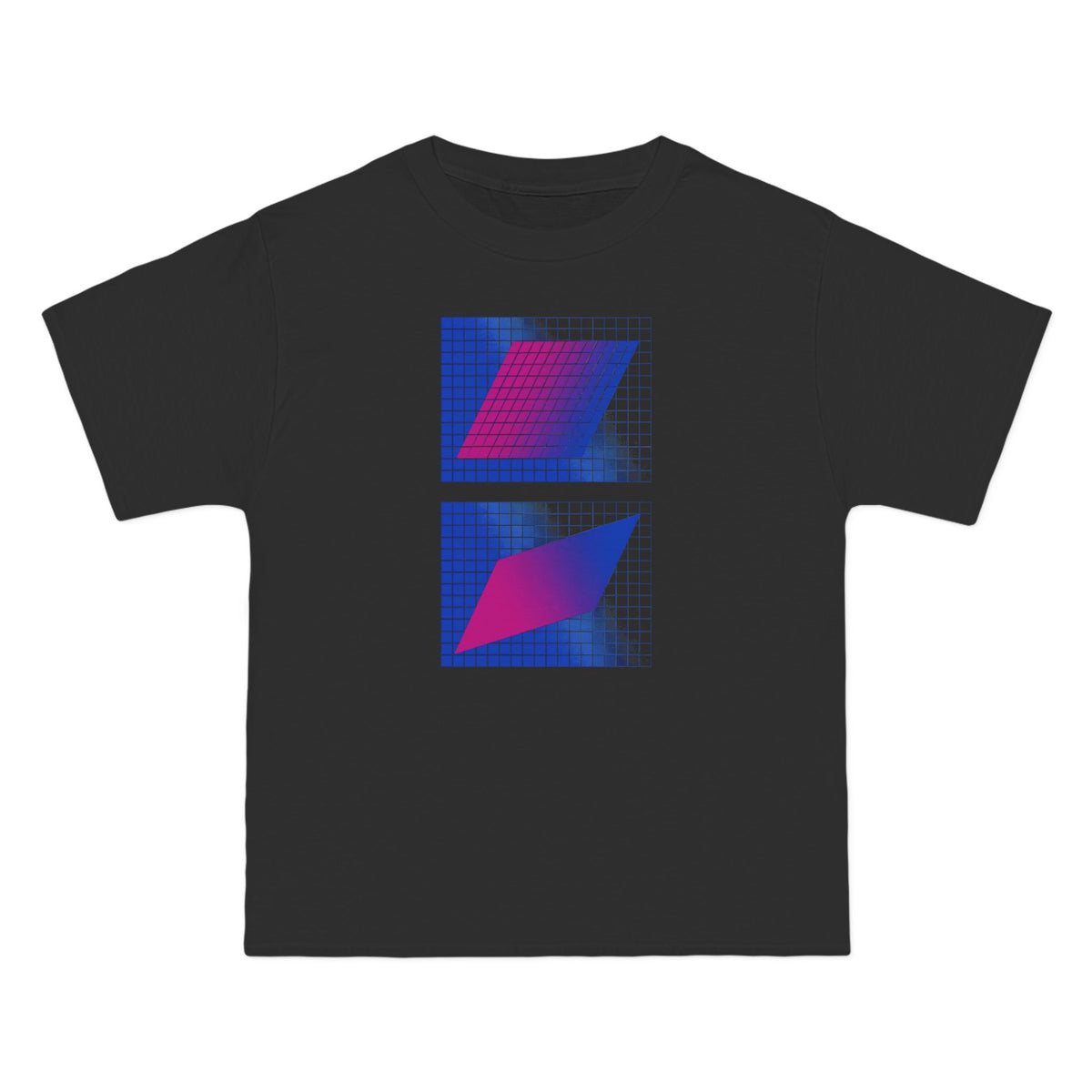 plate 385 beefy tee - Black by onlycolor
