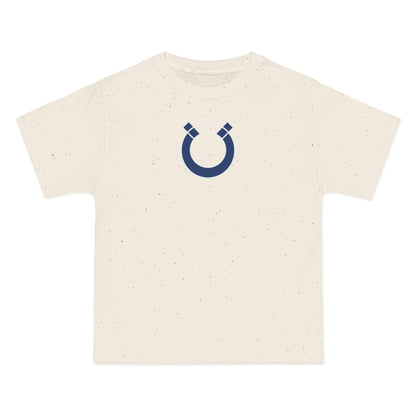 Indianapolis Football Heavyweight Tee — Natural, Navy & White
