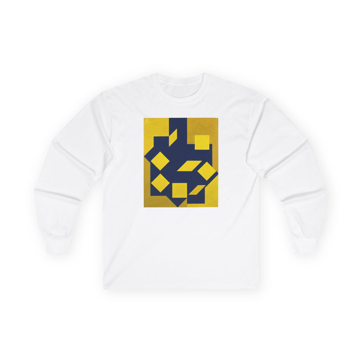 plate 350 long sleeve tee - White