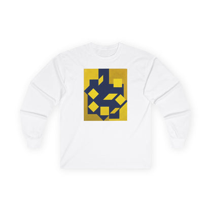 plate 350 long sleeve tee - White