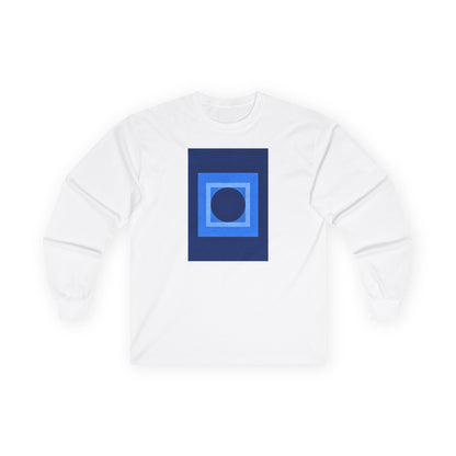 plate 448 long sleeve tee - White