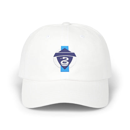 Philadelphia Soccer Dad Cap — Embroidered, Navy, White & Aqua