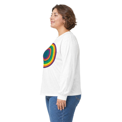 plate 228 long sleeve tee - White