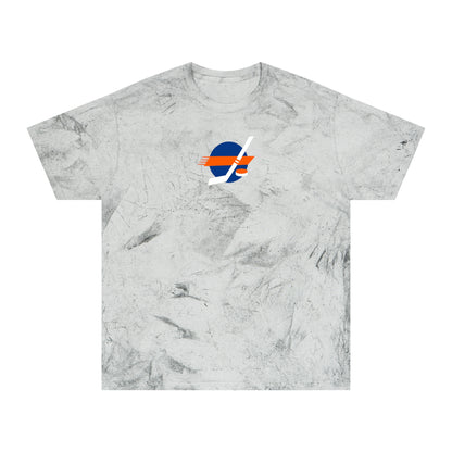 New York Hockey Tie-Dye Tee — Smoke, Royal, Orange & White
