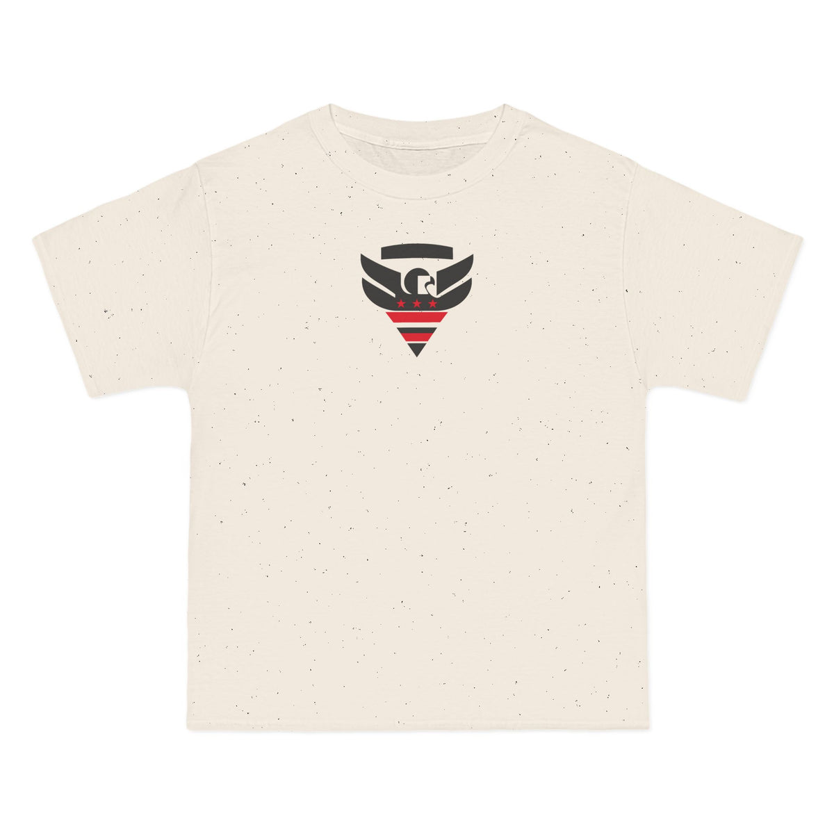 Washington, D.C. Soccer Heavyweight Tee — Natural, Black & Red