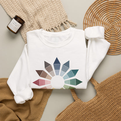 plate 084 crewneck - White