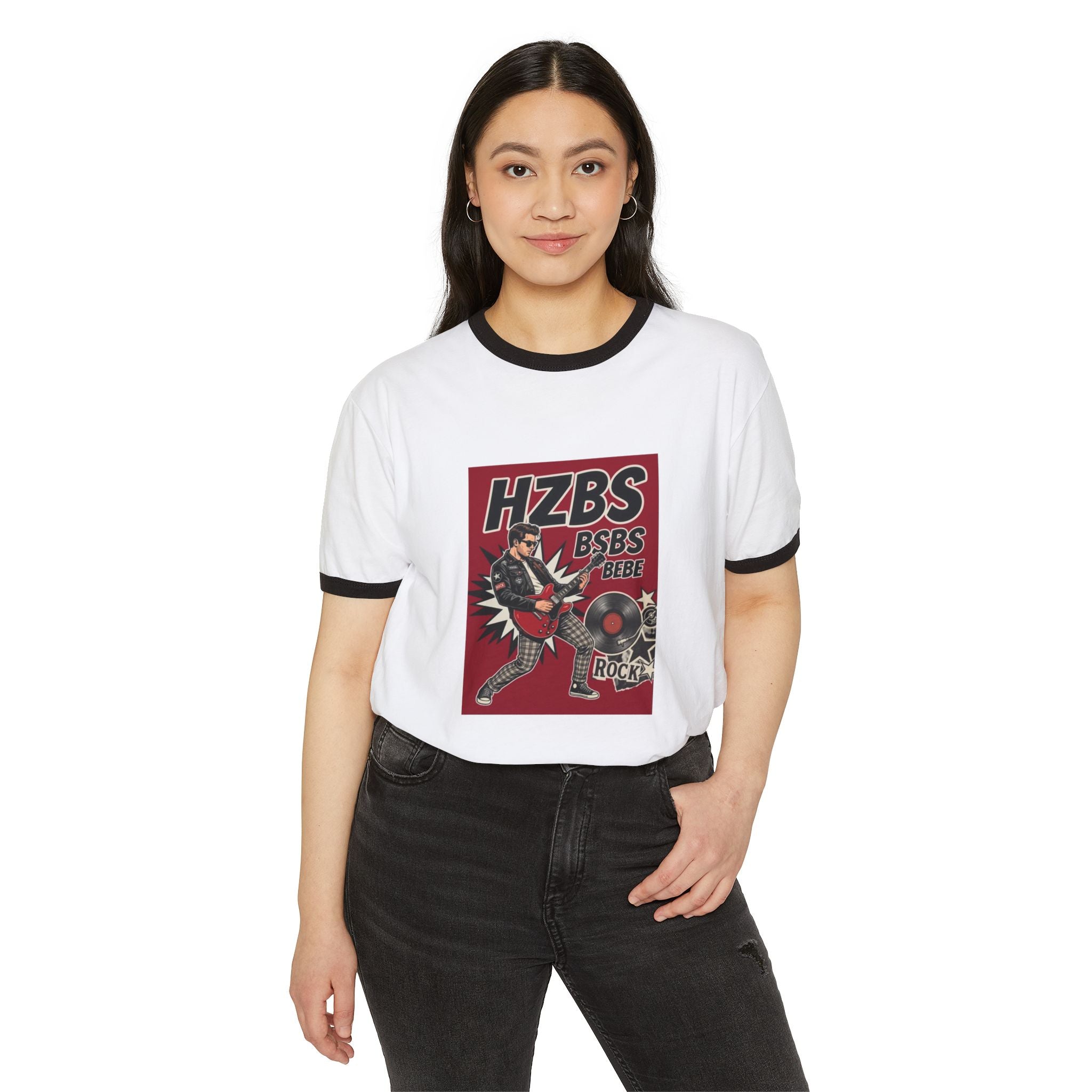 Unisex Cotton Ringer T-Shirt