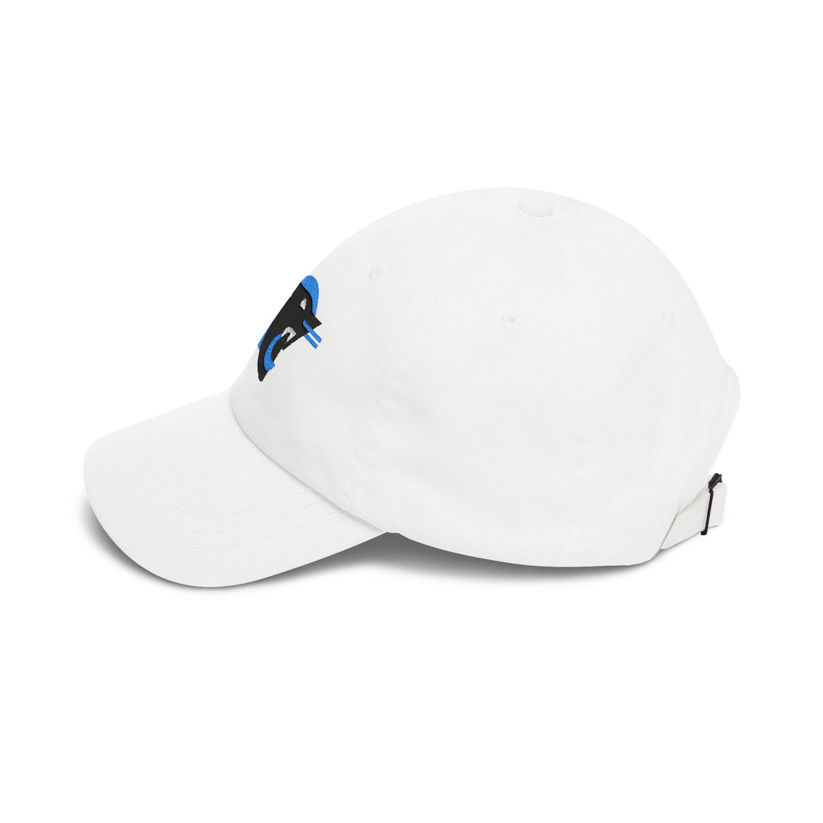 Carolina Football Dad Cap — Embroidered, Black, Aqua & White