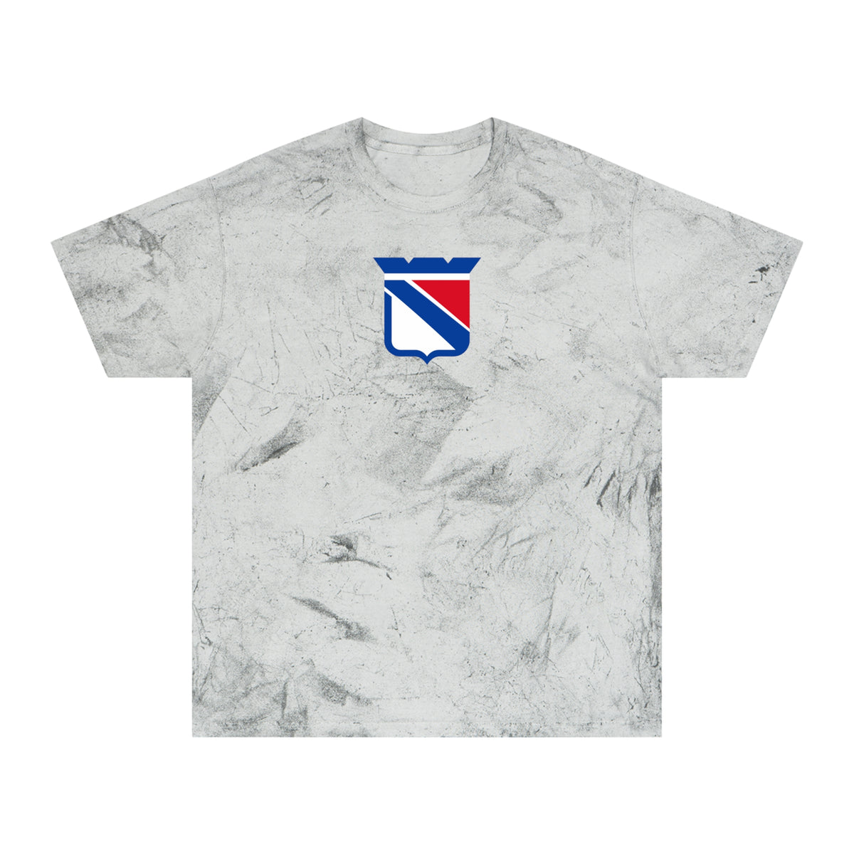 New York Hockey Tie-Dye Tee — Smoke, Royal, White & Red
