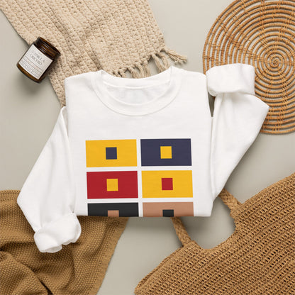 plate 259 crewneck - White
