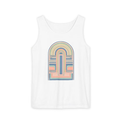 plate 074 tank - White