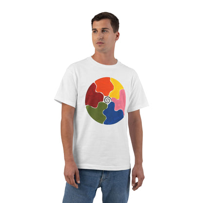plate 091 beefy tee - White