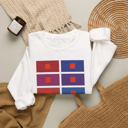 plate 206 crewneck - White