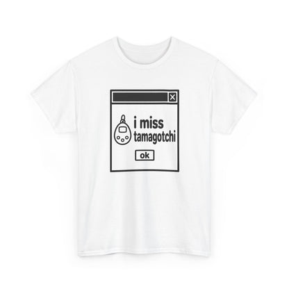 i miss tamagotchi error tee - White