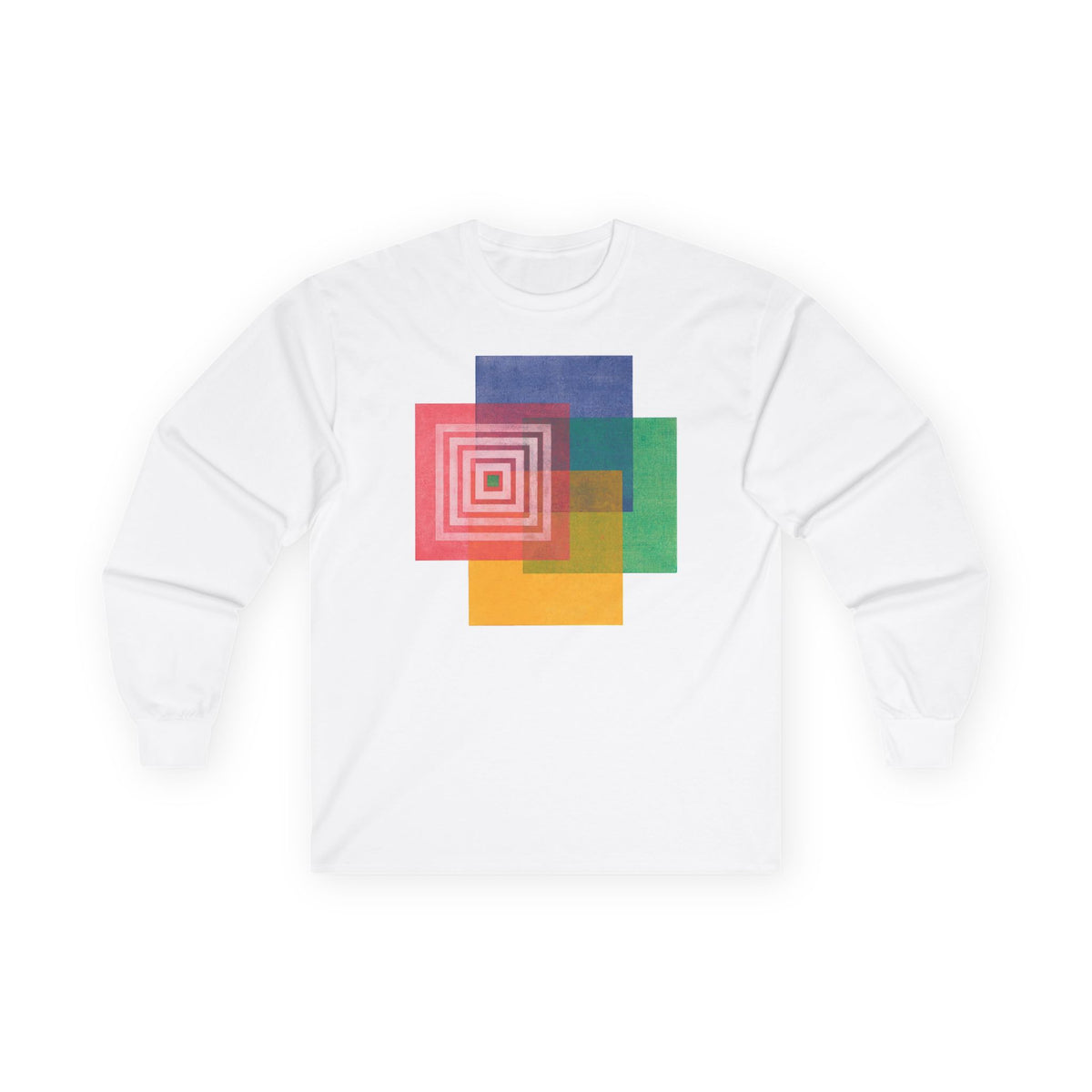 plate 295 long sleeve tee - White