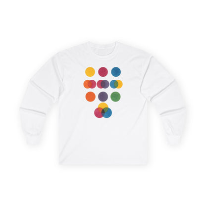 plate 449 long sleeve tee - White