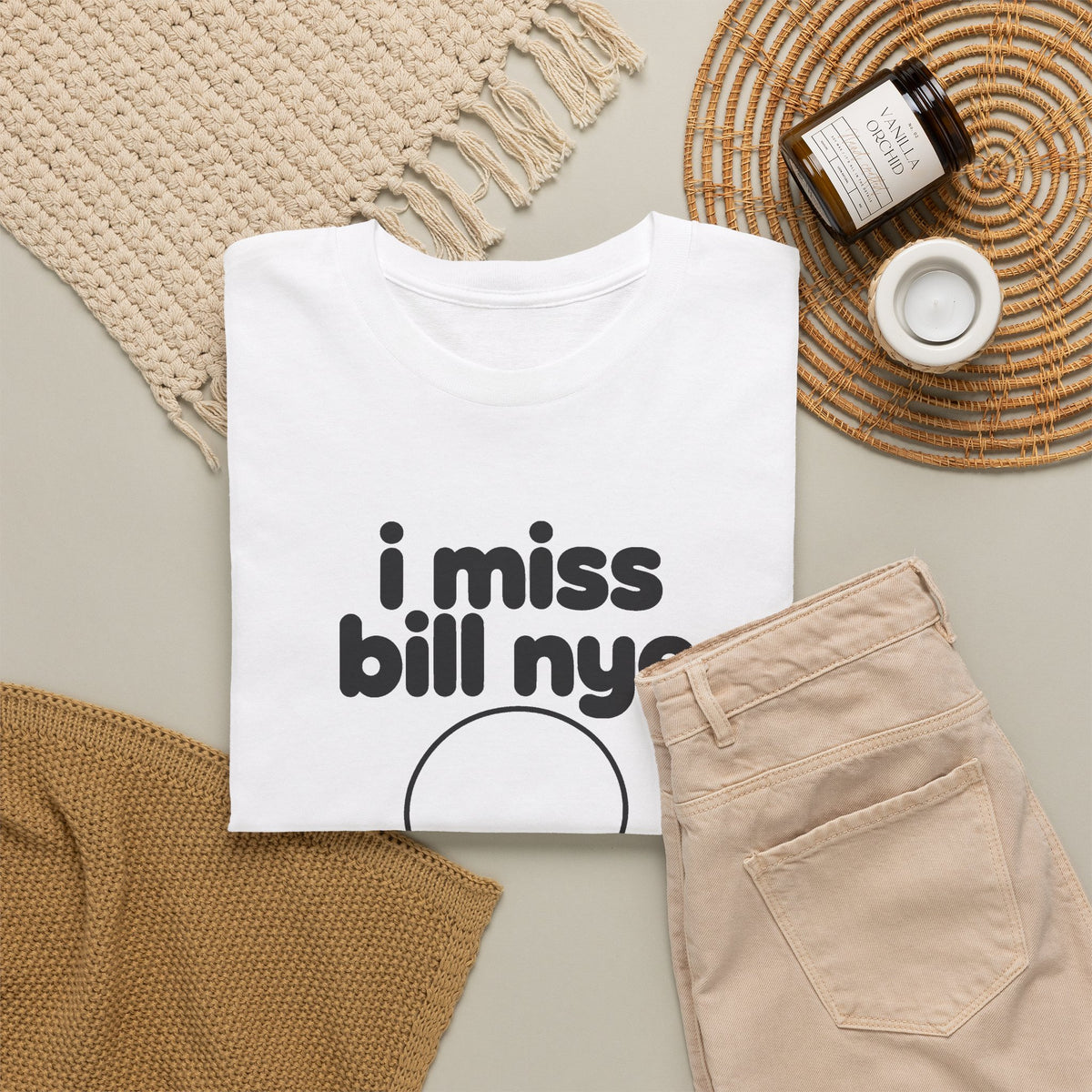 i miss bill nye tee - White by lonelyboi