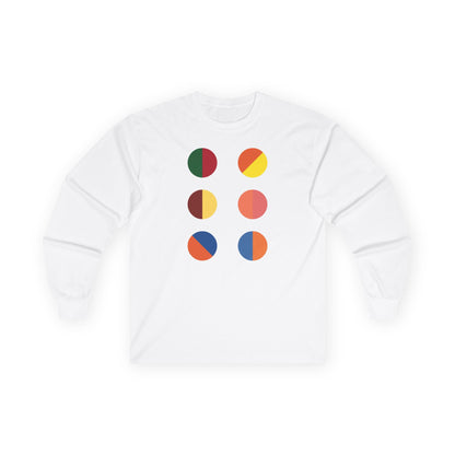 plate 225 long sleeve tee - White