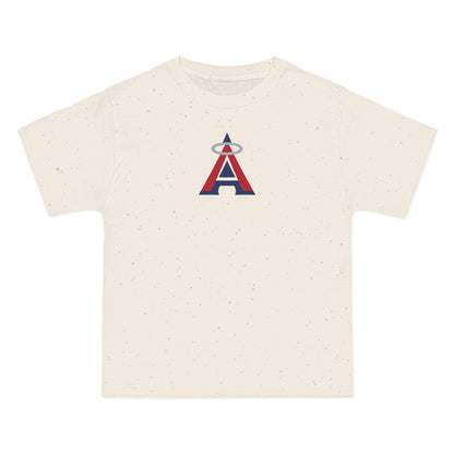 Los Angeles Baseball Heavyweight Tee — Natural, Red, Navy & Grey