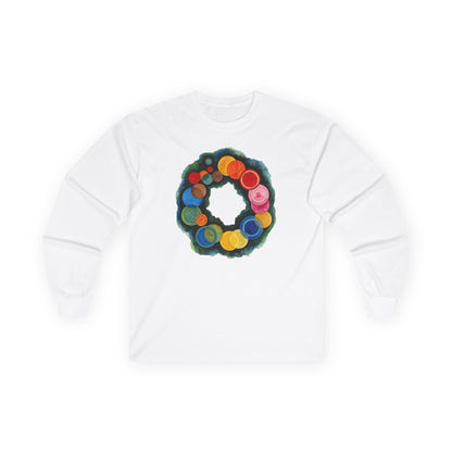 plate 433 long sleeve tee - White
