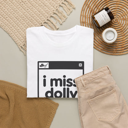 i miss dolly error tee - White