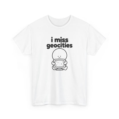 i miss geocities tee - White
