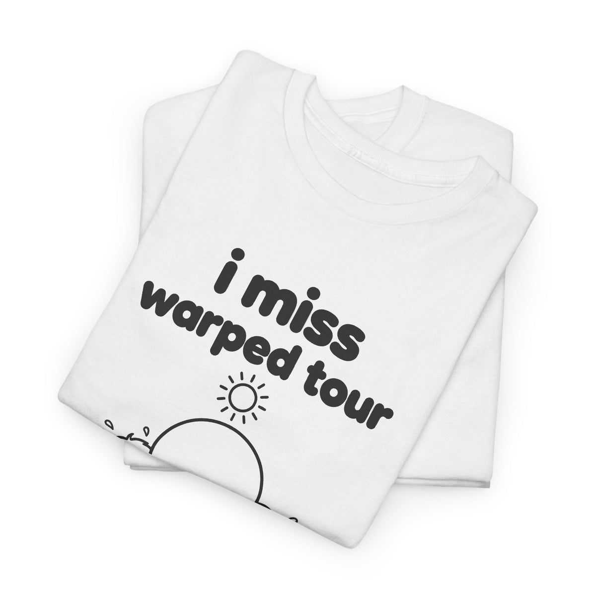i miss warped tour tee - White