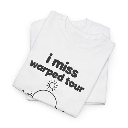 i miss warped tour tee - White