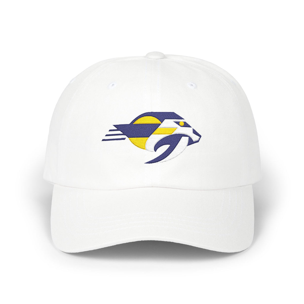 Nashville Hockey Dad Cap — Embroidered, Navy, White & Gold