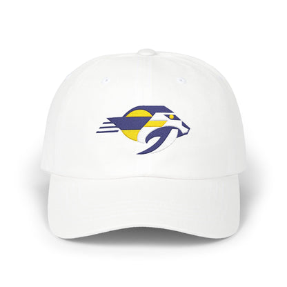 Nashville Hockey Dad Cap — Embroidered, Navy, White & Gold