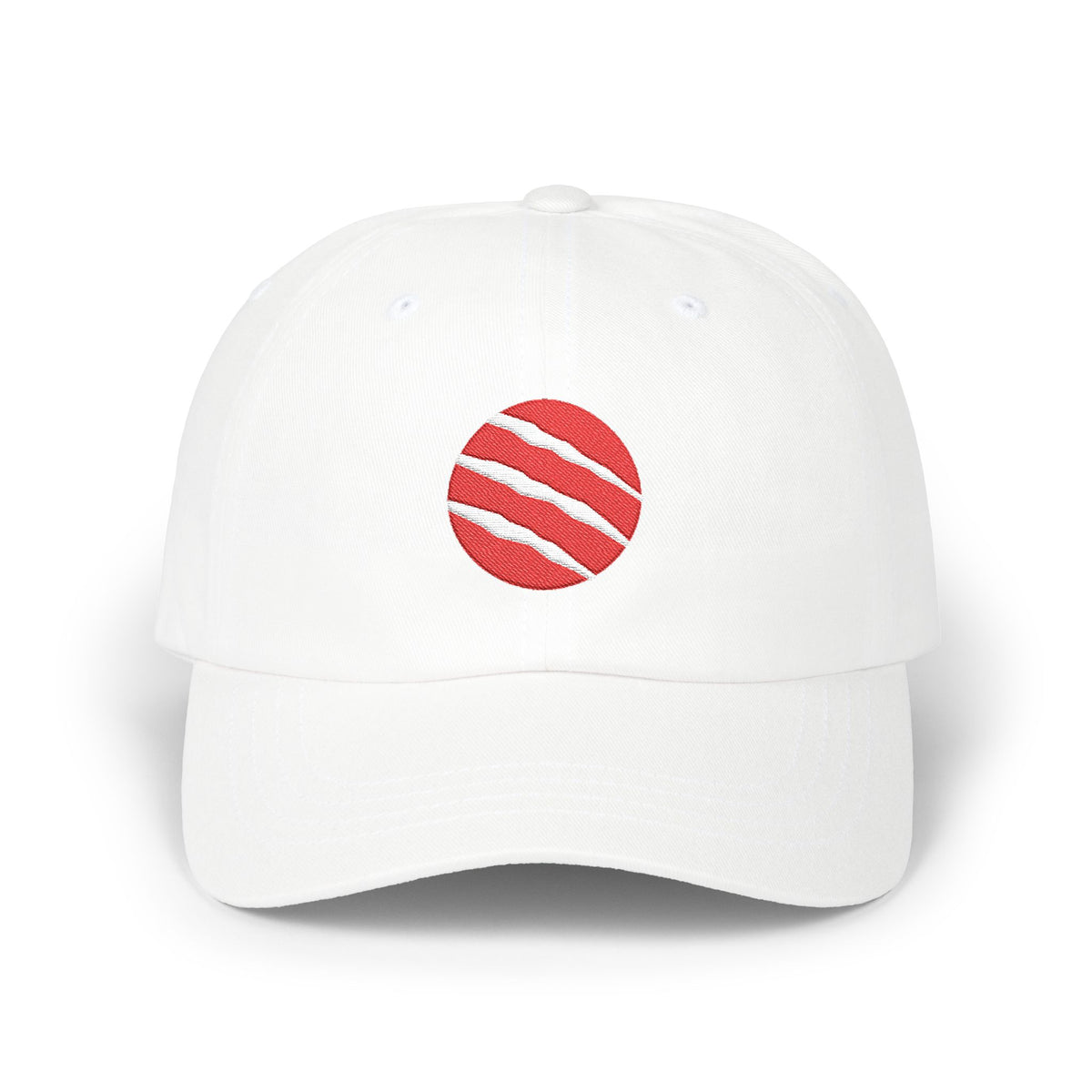 Toronto Basketball Dad Cap — Embroidered, Red & White