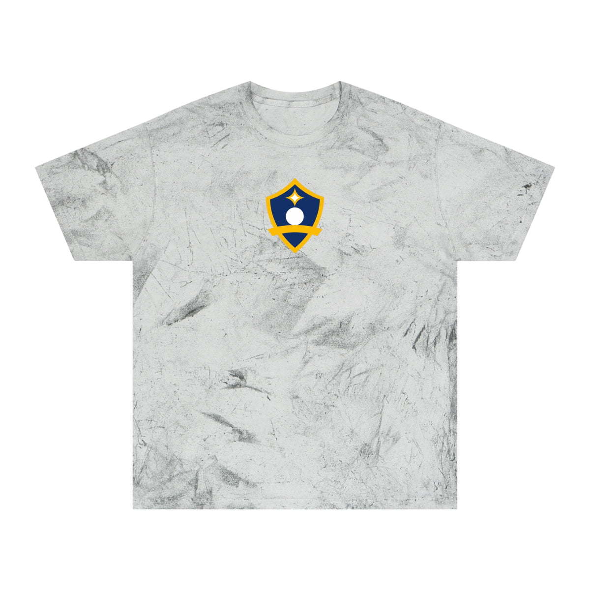 Los Angeles Soccer Tie-Dye Tee — Smoke, Navy, Gold & White