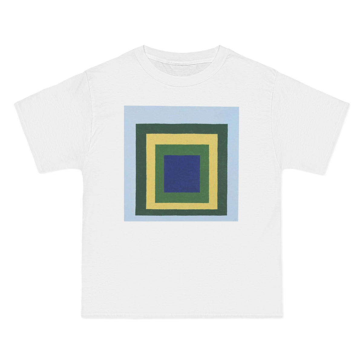 plate 010 beefy tee - White by onlycolor