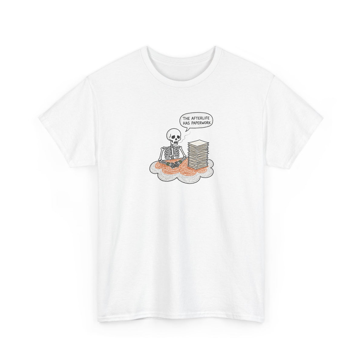 Afterlife Paperwork tee by doodledude