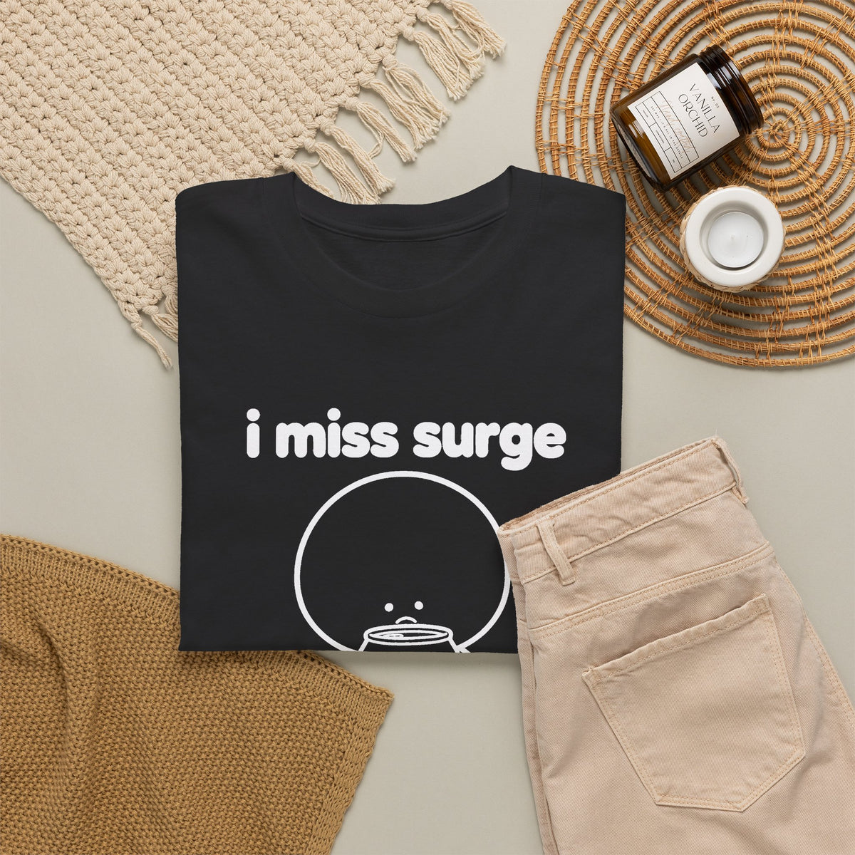i miss surge tee - Black