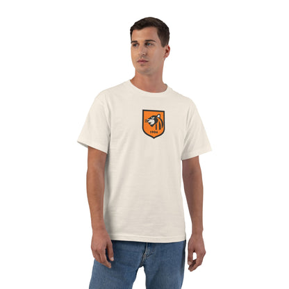 Hull Soccer Heavyweight Tee — Natural, Orange, Black & Off-White