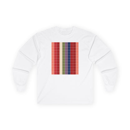 plate 306 long sleeve tee - White