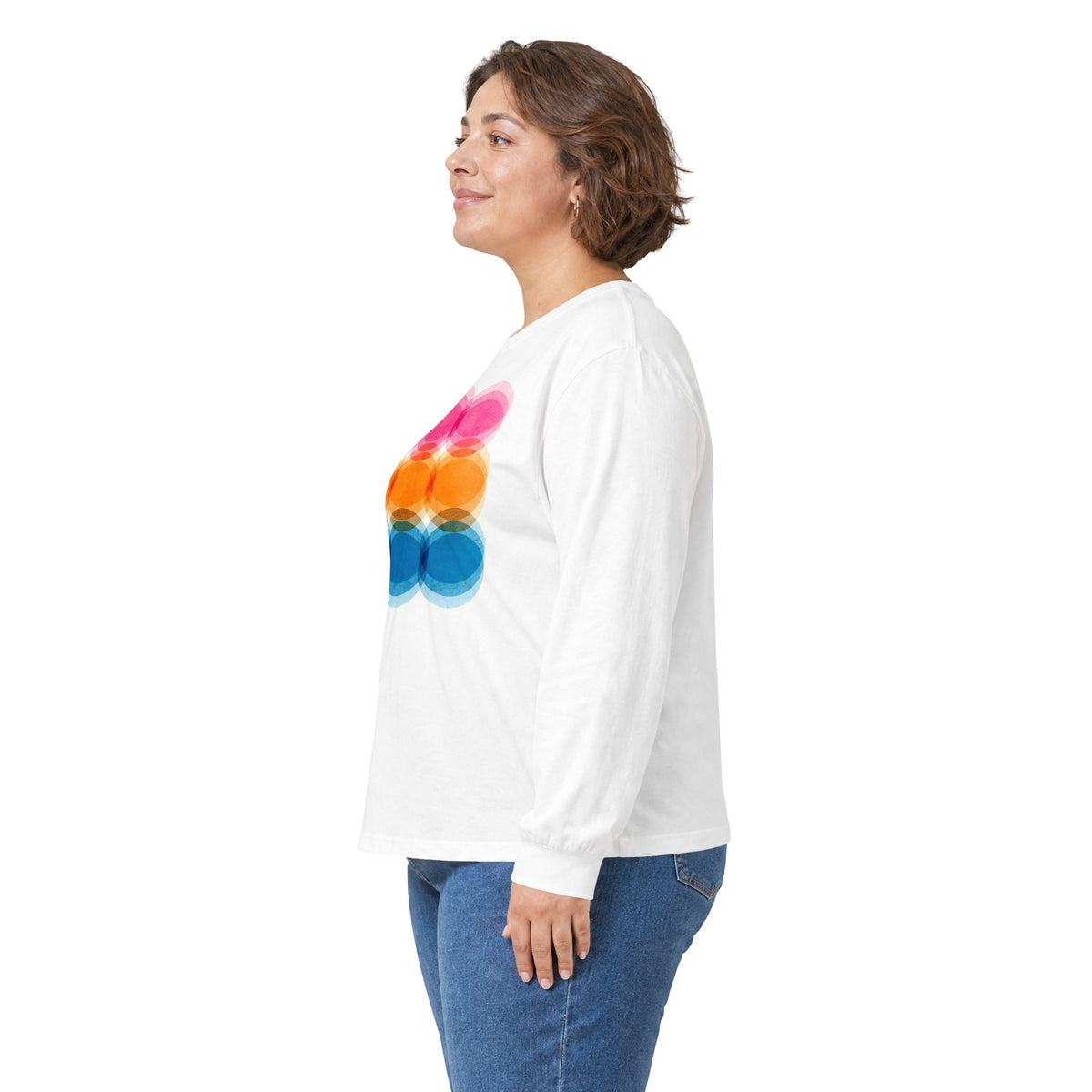 plate 369 long sleeve tee - White by onlycolor