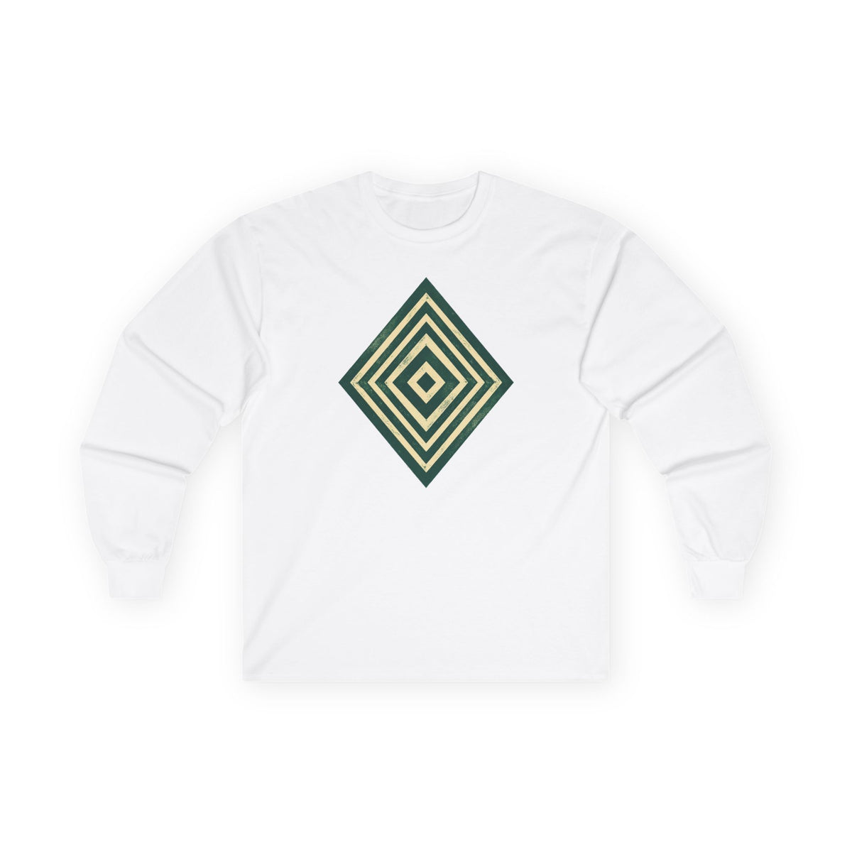plate 242 long sleeve tee - White