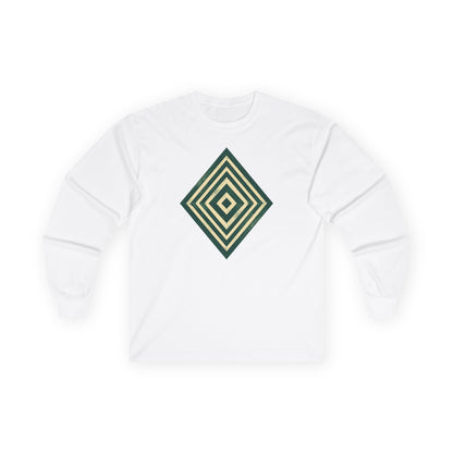 plate 242 long sleeve tee - White