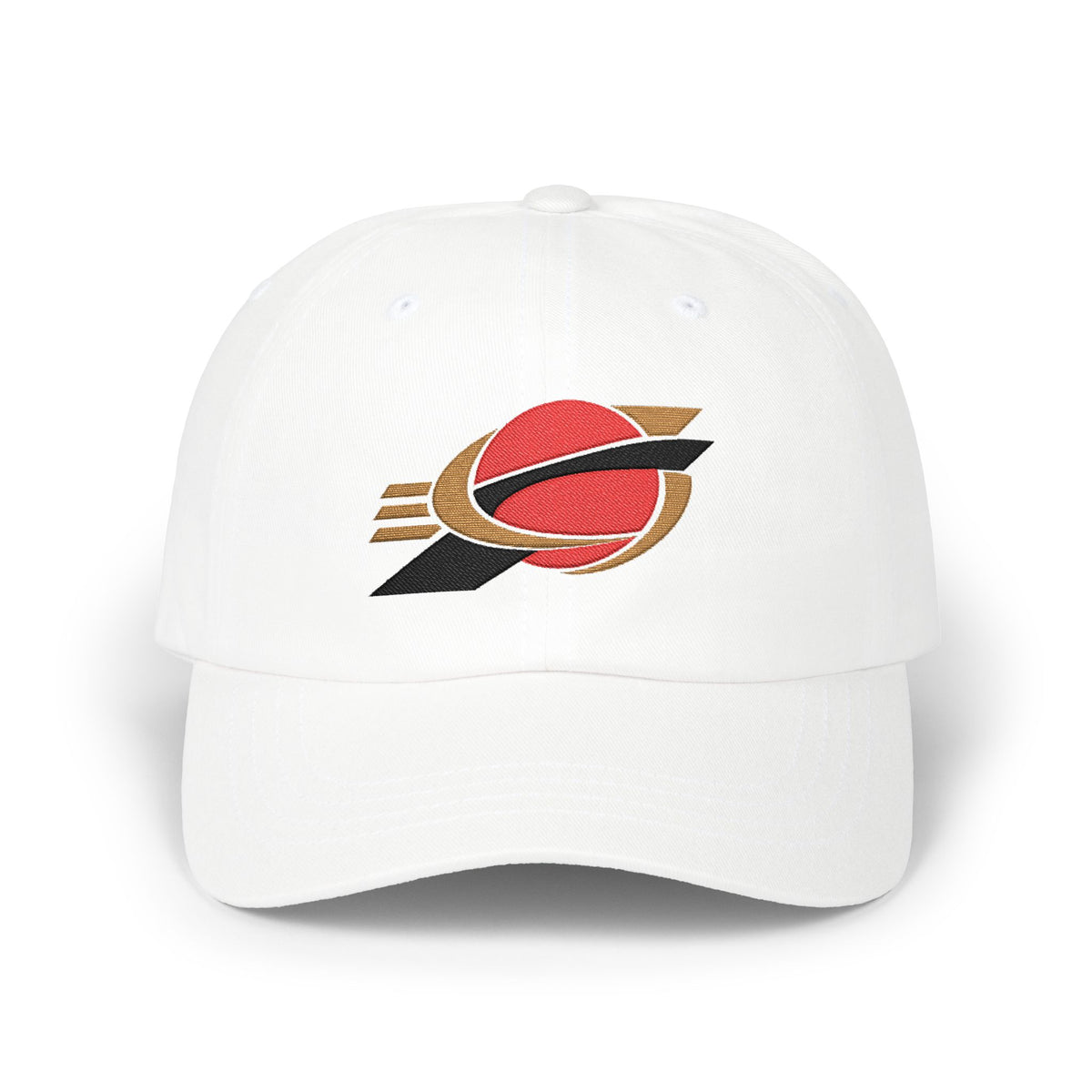 San Francisco Football Dad Cap — Embroidered, Red, Old Gold & Black