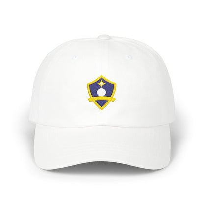 Los Angeles Soccer Dad Cap — Embroidered, Navy, Gold & White