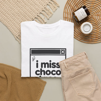 i miss choco taco error tee - White