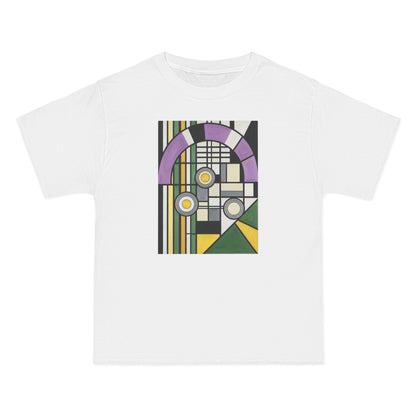 plate 078 beefy tee - White